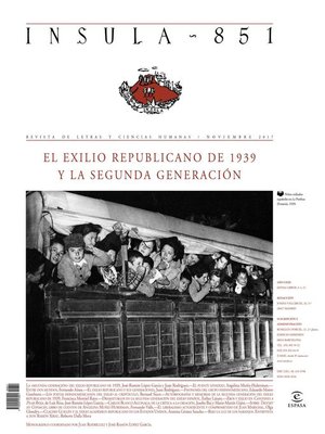 cover image of El exilio republicano de 1939 y la segunda generación